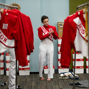 Boston University marching band uniforms