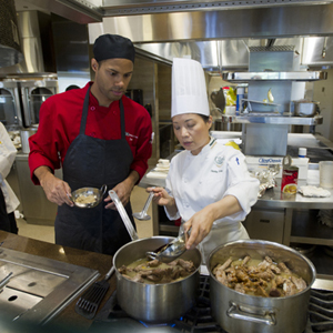 Boston University BU dining services, culinary institute of arts CIA, asian cuisine foods, dining halls