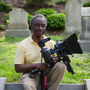 Roberto Mighty, multimedia artist, artist in residence, Mount Auburn cemetary, Cambridge Massachusetts