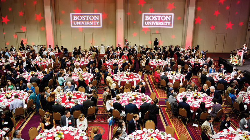 View of the 2014 University Alumni Awards in the GSU's Metcalf Ballroom