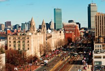 Commonwealth Avenue, Boston University campus