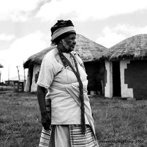 Xhosa woman and grandson