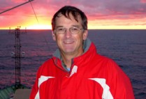 Richard Murray, Directory of the National Science Foundation Ocean Science Division, on board the research vessel Knorr