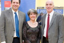 Darrell Kotton, Connie Phillips and Tom Bifano, winners of Massachusetts Life Sciences Center Capital Grant Awards