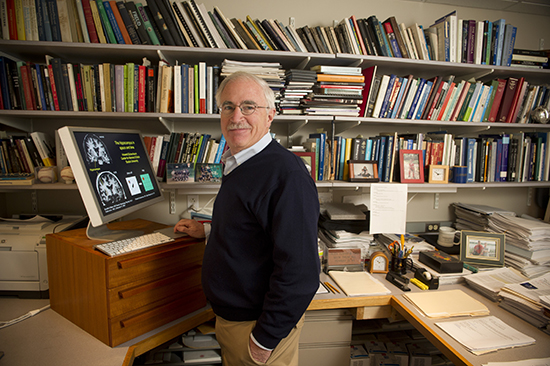 Howard Eichenbaum of the Center for Memory and Brain in his office and lab