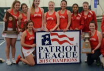 The Boston University women’s tennis team clinched the program’s 24th conference title and 15th NCAA berth by defeating Navy 4-0 on April 26. Photos by Phil Inglis