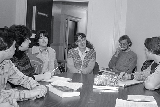 Betty Zisk (center), 1984