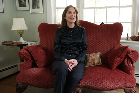 Joanna Chodes in her living room