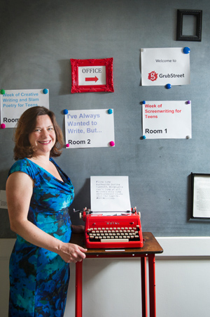 Eve Bridburg, Founder and Executive Director of Grub Street creative writing workshop