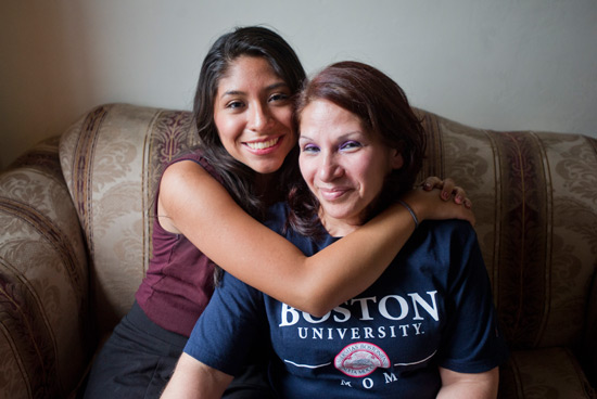 Stephanie Martinez and her mother, Juana Aguirre