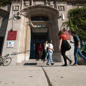 Exterior of the College of Fine Arts