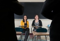 BU researchers Jennifer Green and Melissa Holt say many bullied students find a new start in college. Says Holt: “the overall picture is hopeful.” Photo by Melissa Ostrow