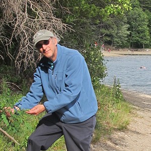 Richard Primack at Walden Pond