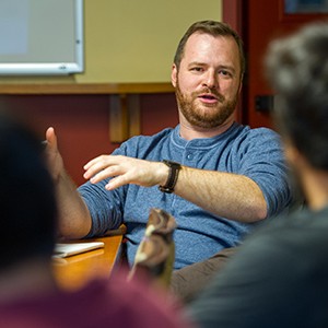 Photo of Andrew Sellars, a School of Law clinical instructor and director of the Technology & Cyberlaw Clinic