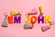 Em John Keychains by Emma Johnson