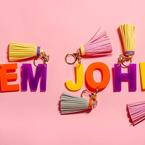 Em John Keychains by Emma Johnson