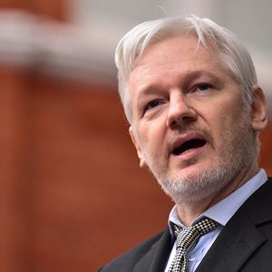 Photo of Julian Assange