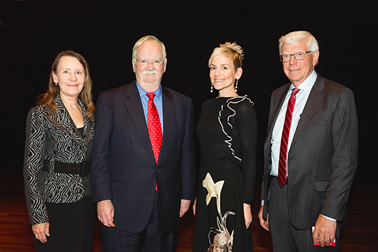 Beverly Brown and President Robert A. Brown, Ryan K. Roth Gallo and Peter T. Pau