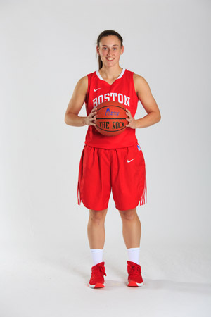 Sarah Hope holding basketball