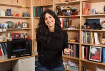 Karen Allen in her office
