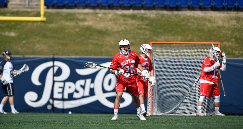 Henry Lee has 3 points in 12 games for the Terriers this season. Lee and the rest of the program’s first senior class will play their last two regular-season Patriot League matchups on Nickerson Field, on April 15 and 21.