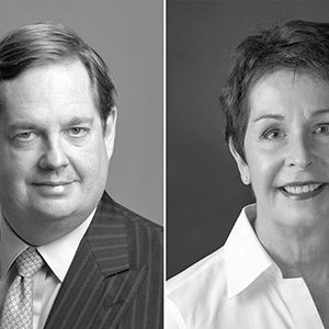 Robert and Jeanne Knox have given more than three decades of collective service, and two children, to BU.