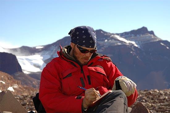Glaciologist Sean Mackay, Boston University Antarctic Research Group
