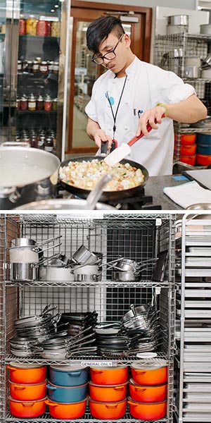 Testing recipes and culinary equipment at America's Test Kitchen