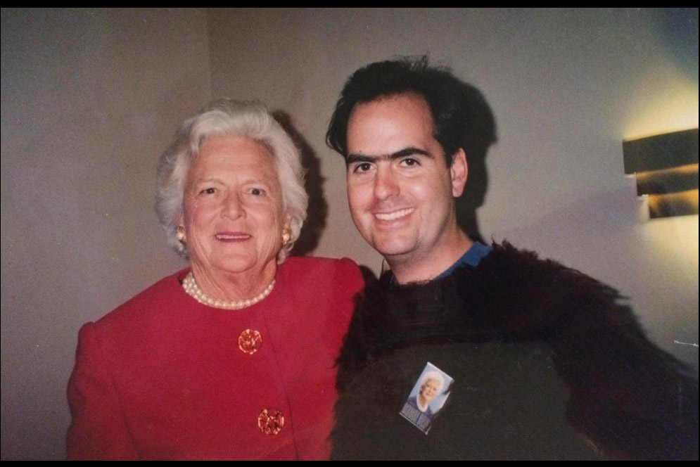 Cary and Barbara Bush