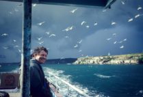 Ted Davis embarks on a birding trip out of Sydney Harbour in 1982.Ted Davis embarks on a birding trip out of Sydney Harbour in 1982. Photo courtesy of Ted Davis