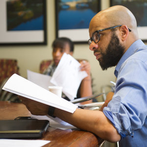 Daren Graves, associate professor at the Simmons School of Social Work