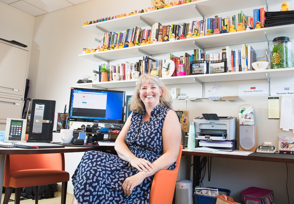 Suzanne Markham-Bagnera, clinical assistant professor at Boston University School of Hospitality Administration