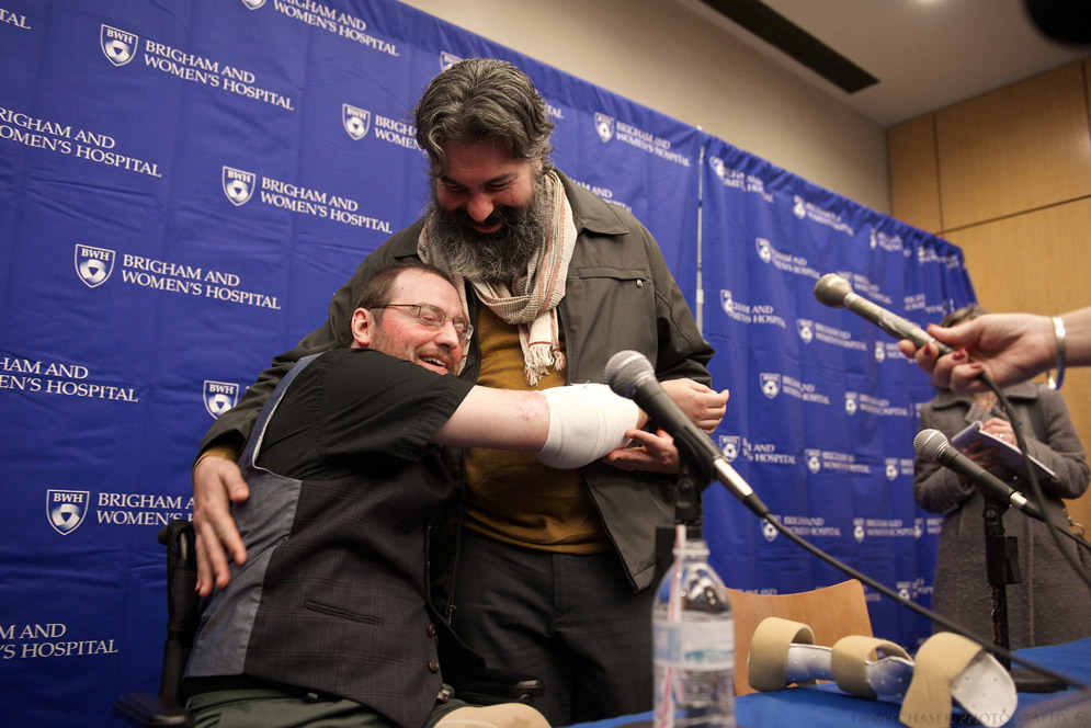 Will Lautzenheiser (left) with his partner, Angel Gonzalez