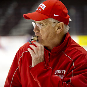 BU hockey coach Jack Parker.