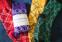 Brightly colored string&&loop socks