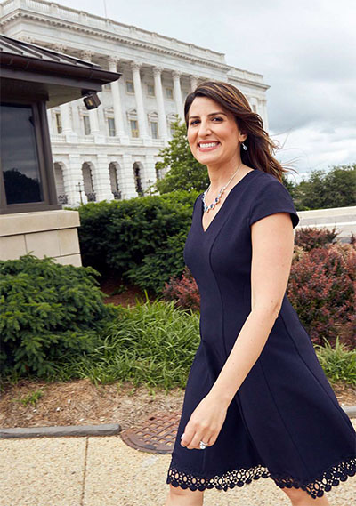 Jacqueline Policastro walking in Washington