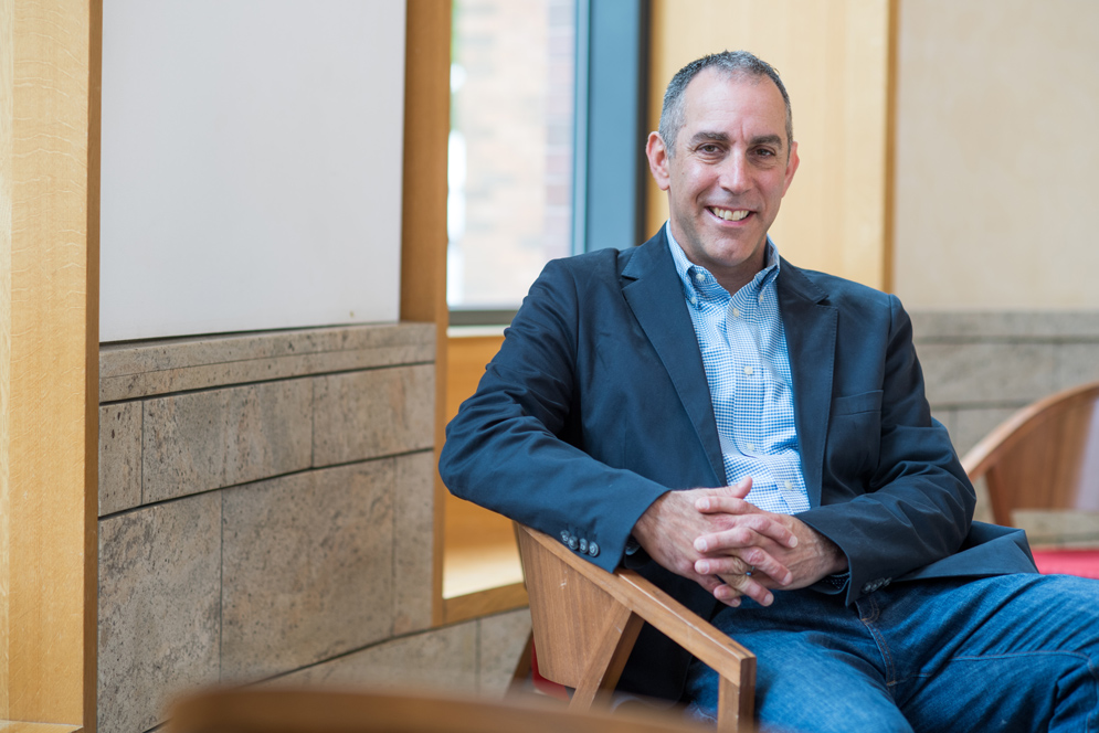Doug Most has held several key positions at the Boston Globe, most recently as editor in chief of its BG BrandLab. Photo by Cydney Scott
