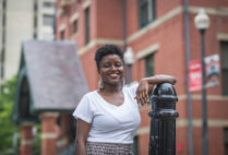 Stories of Black Motherhood, a film project by Fatima Dainkeh (SPH’18), came about because Dainkeh wanted to put a face to data around healthcare inequality. Photo by Jackie Ricciardi