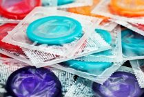 colorful condoms