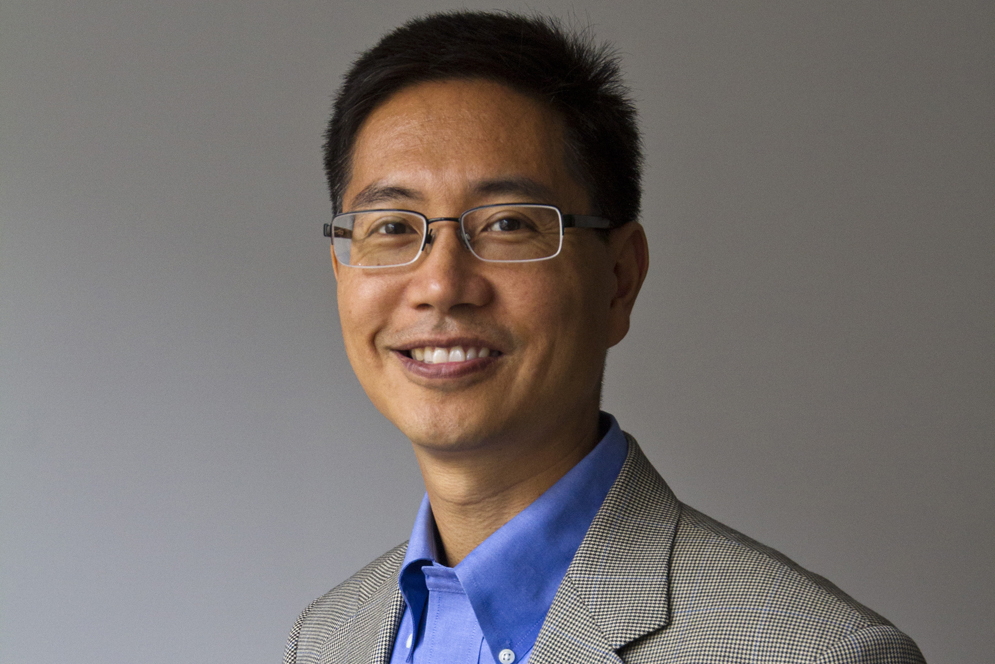 Portrait of Christopher Chen, Boston University Professor of Biomedical Engineering and Director of the Boston University Biological Design Center
