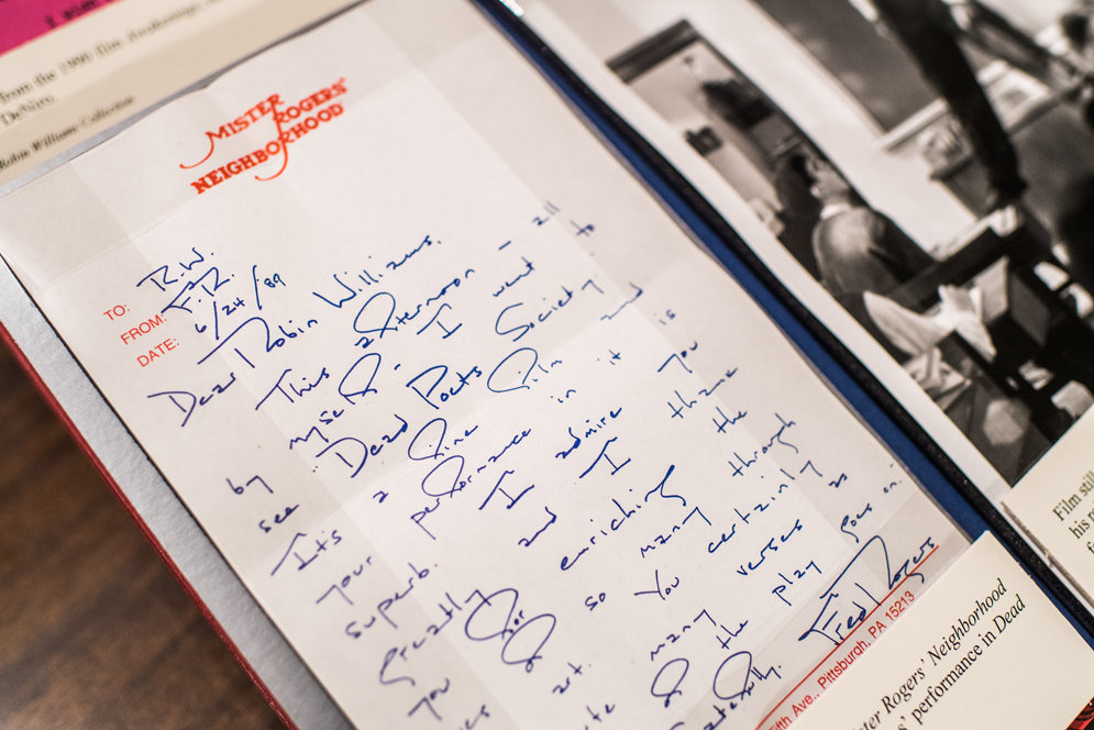 Williams’ notebooks from the Gotlieb Center collection