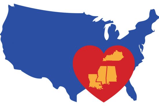 Graphic map of America Courtesy of BU School of Medicine