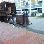 unloading the 8' by 4' table