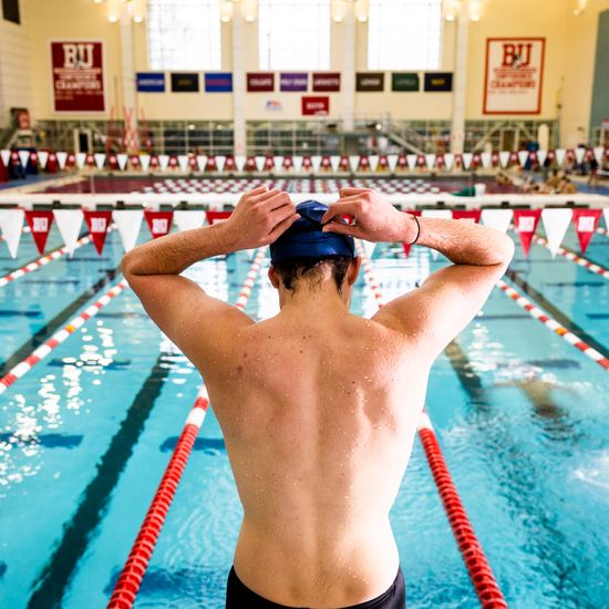 The pool at BU’s Fitness & Recreation Center
