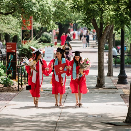 Graduates leave BU’s Baccalaureate service at Marsh Chapel