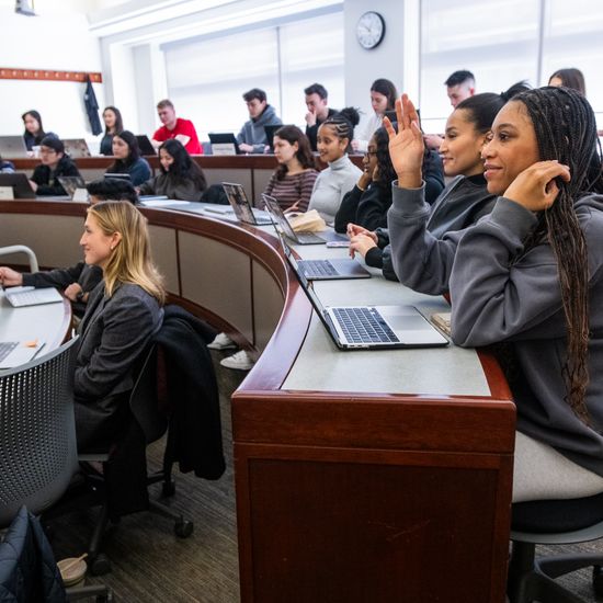 An Introduction to Law class learns about contract negotiations at Questrom School of Business