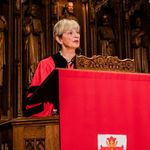 Marylou Sudders (SSW'78, Hon.'22) spoke at the Class of 2022 Baccalaureate Service, held at Marsh Chapel