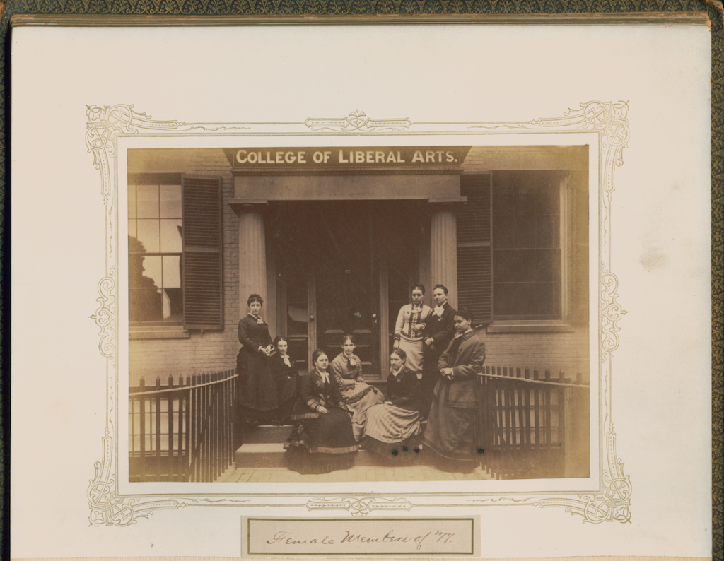 Female students in class of 1877