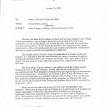 Letter announcing the change from the College of Liberal Arts (CLA) to the College of Arts & Sciences