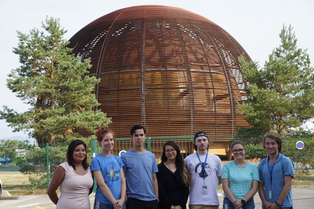 students at Cern